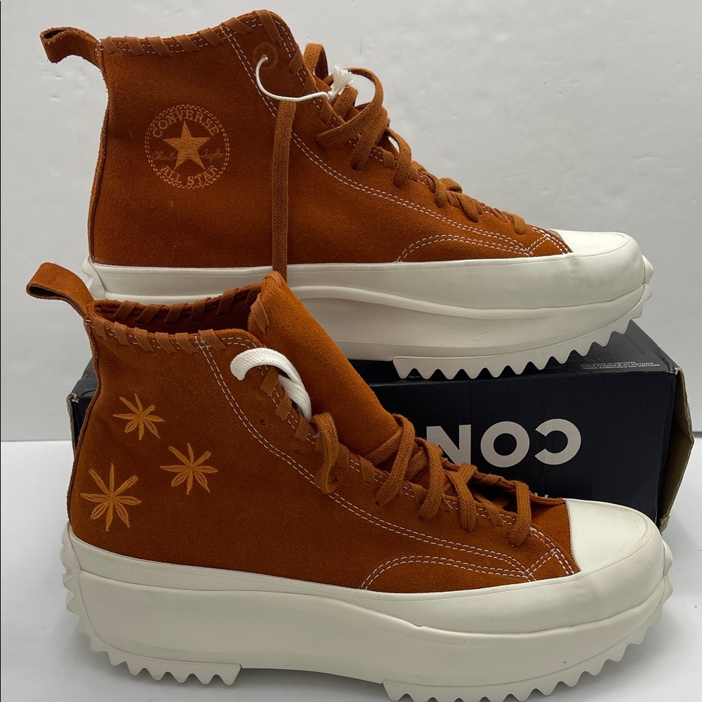 Converse Men’s High-Tops  PLATFORMS Sneakers A04299C
RUN STAR HIKE HI AMBER SE